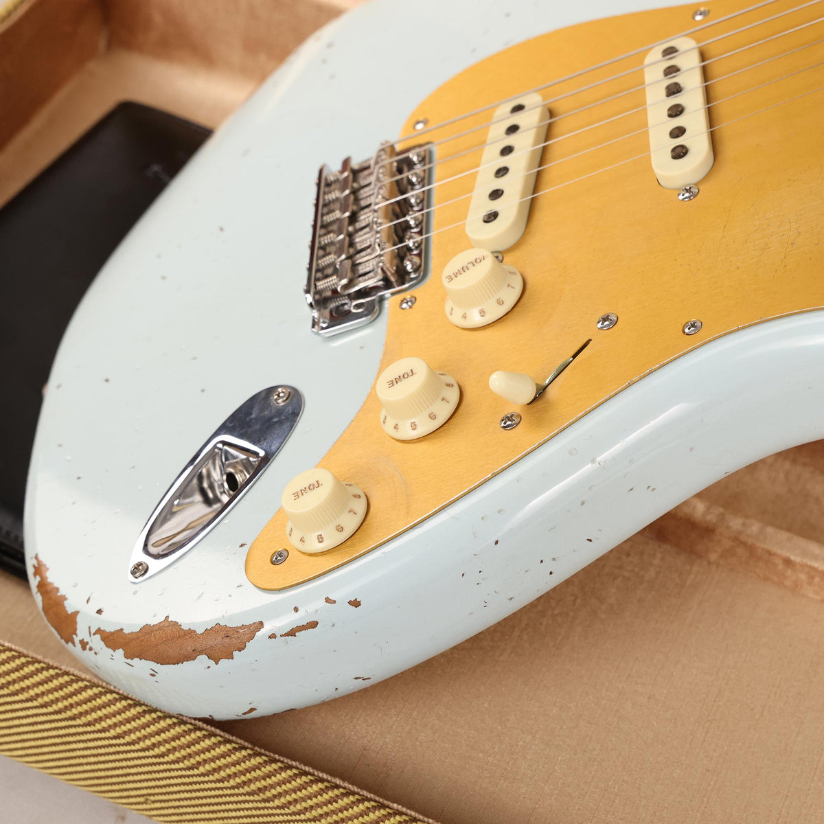 Fender Custom Shop Roasted 1956 Stratocaster Relic Faded Aged Sonic Blue 2023 — 10