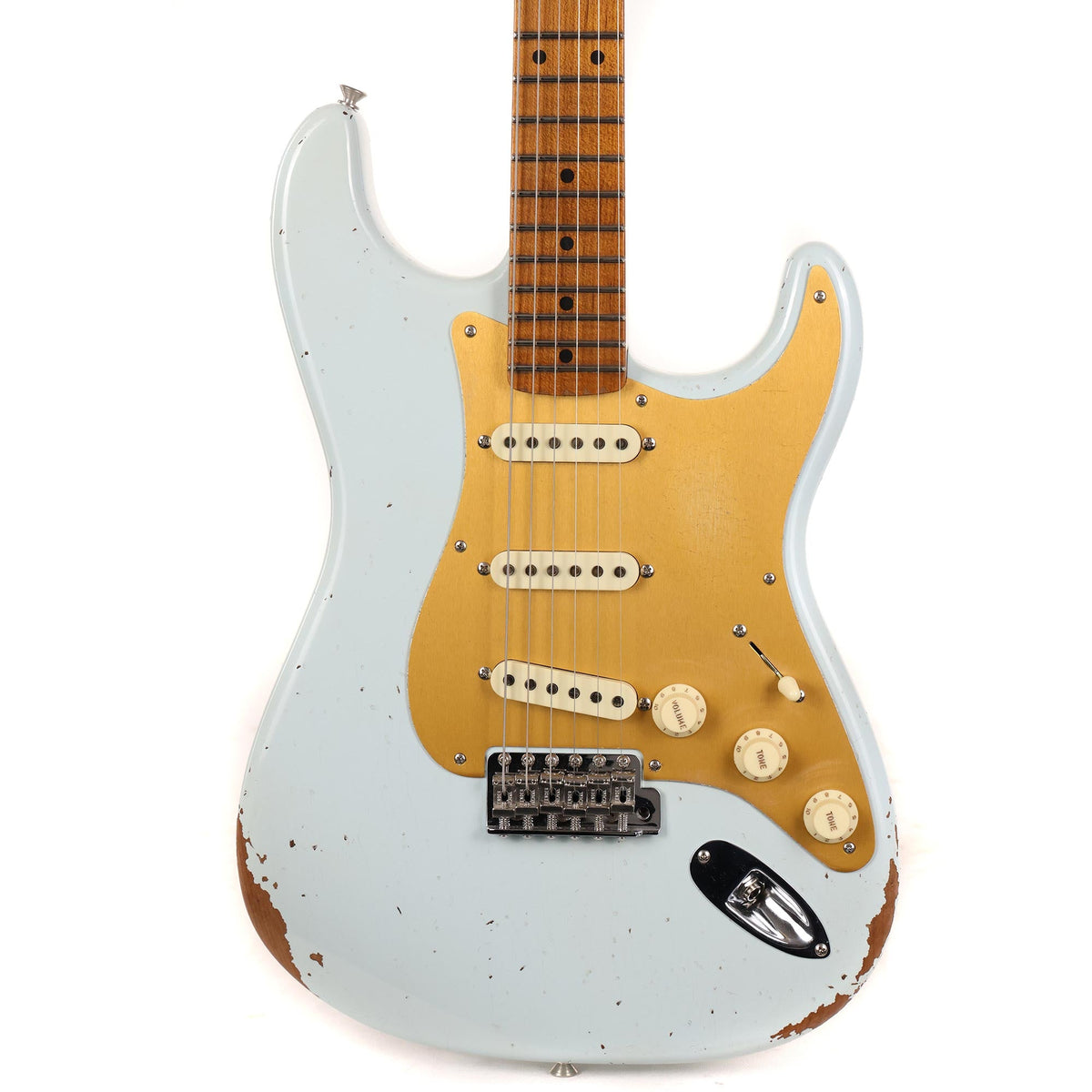 Fender Custom Shop Roasted 1956 Stratocaster Relic Faded Aged Sonic Blue 2023 — 1
