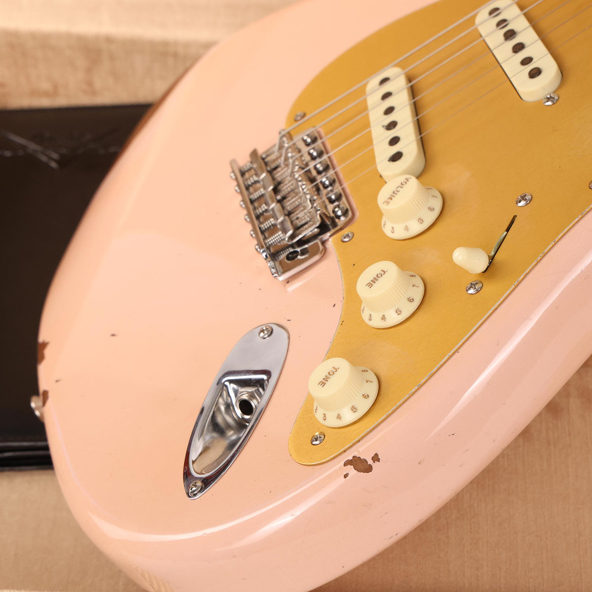 Fender Custom Shop Roasted 1956 Stratocaster Relic Faded Aged Shell Pink 2023 — 9