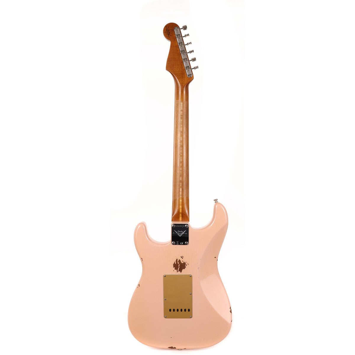 Fender Custom Shop Roasted 1956 Stratocaster Relic Faded Aged Shell Pink 2023 — 3