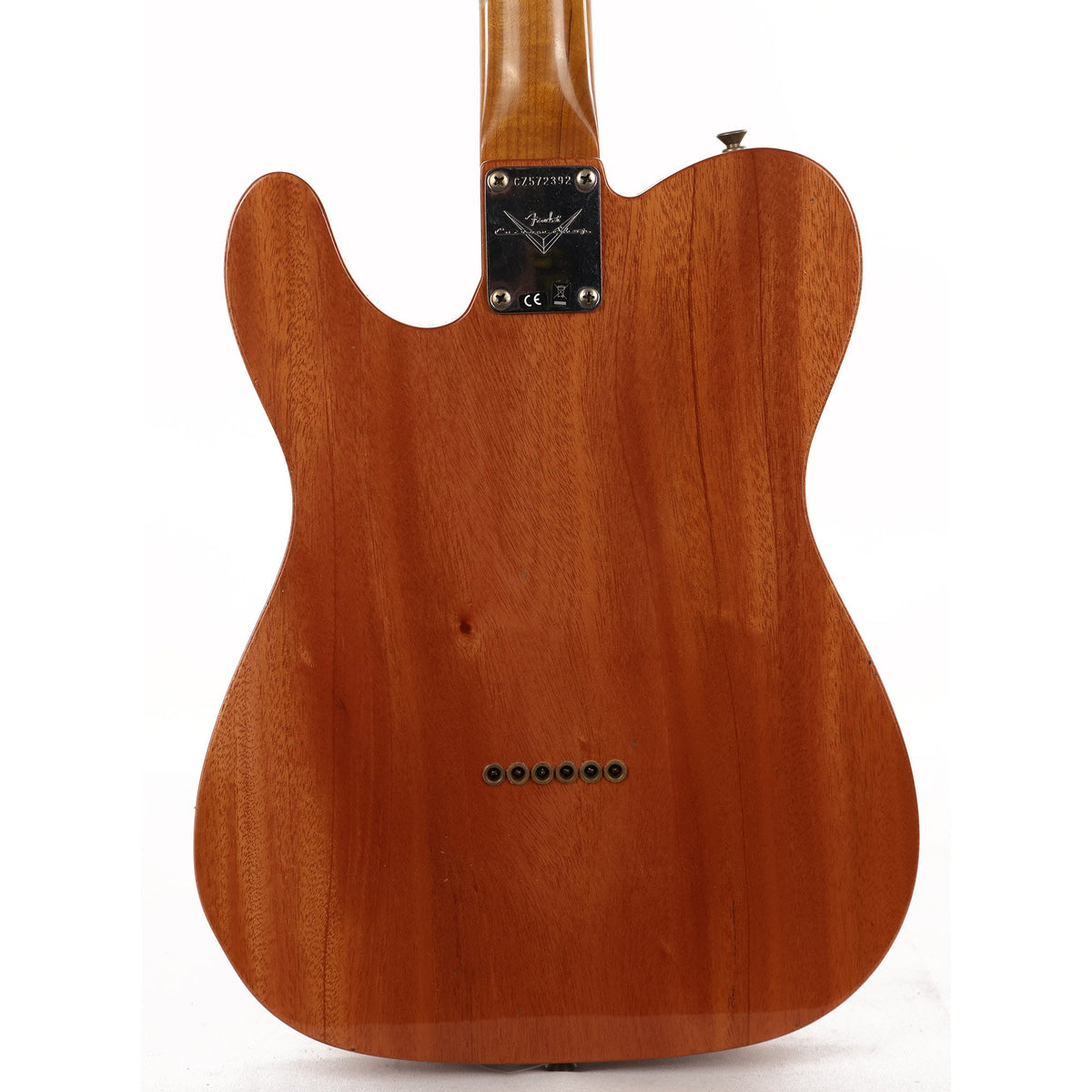Fender Custom Shop Michigan Mahogany P-90 Telecaster Thinline Faded Aged Shoreline Gold 2023 — 7