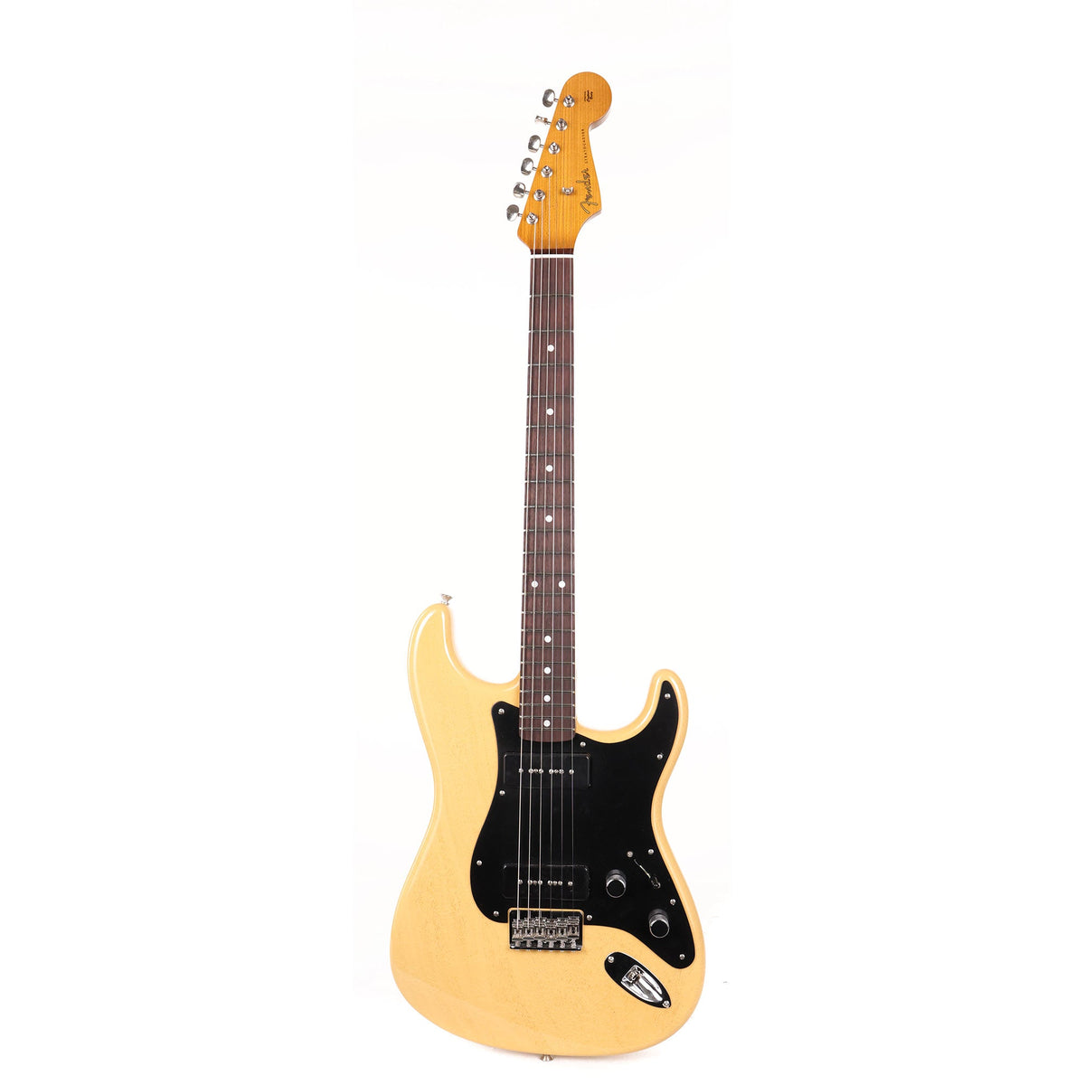 Fender Custom Shop Michigan Mahogany P-90 Stratocaster Aged TV Yellow — 2