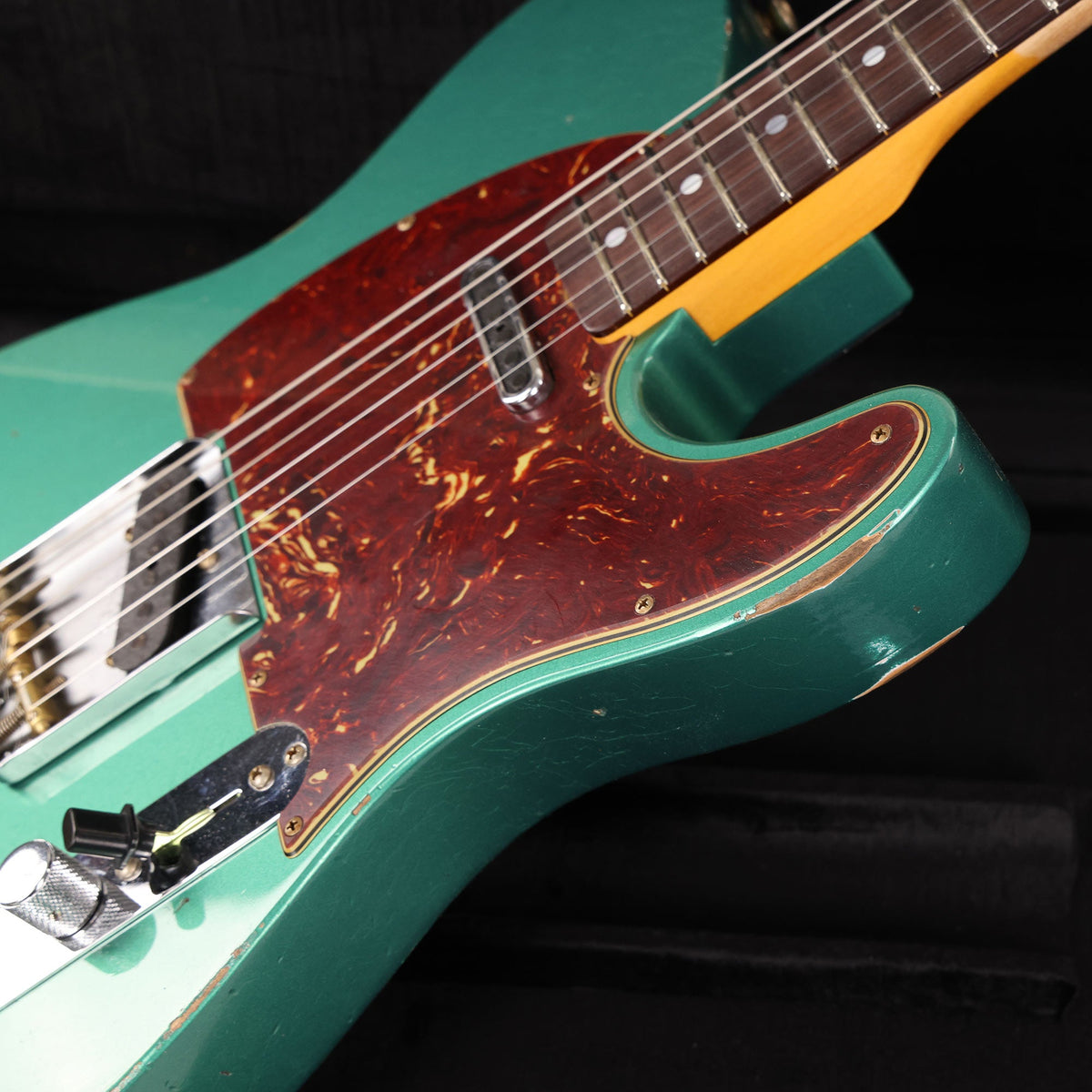 Fender Custom Shop 1964 Telecaster Relic Faded Aged British Racing Green — 9