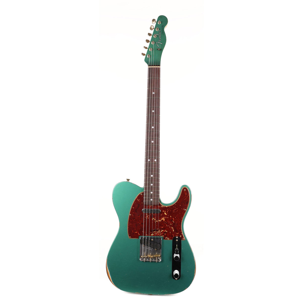 Fender Custom Shop 1964 Telecaster Relic Faded Aged British Racing Green — 2