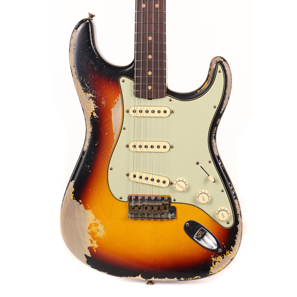 Fender Custom Shop 1960 Stratocaster Ultimate Relic Masterbuilt Todd Krause 3-Tone Sunburst — 1