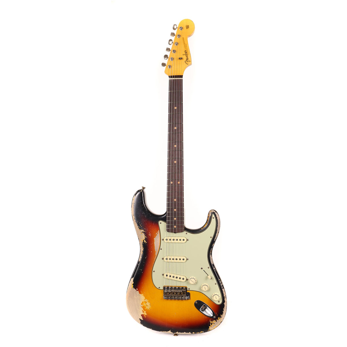 Fender Custom Shop 1960 Stratocaster Ultimate Relic Masterbuilt Todd Krause 3-Tone Sunburst — 2