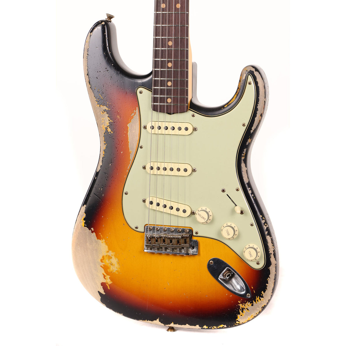 Fender Custom Shop 1960 Stratocaster Ultimate Relic Masterbuilt Todd Krause 3-Tone Sunburst — 6