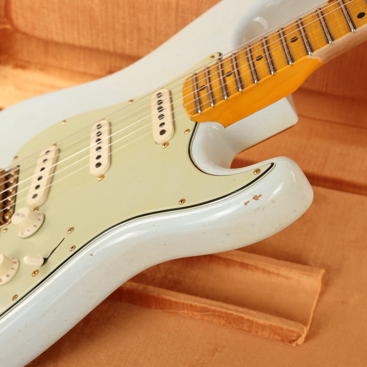 Fender Custom Shop 1962 Poblano Stratocaster Relic Aged Sonic Blue Masterbuilt David Brown