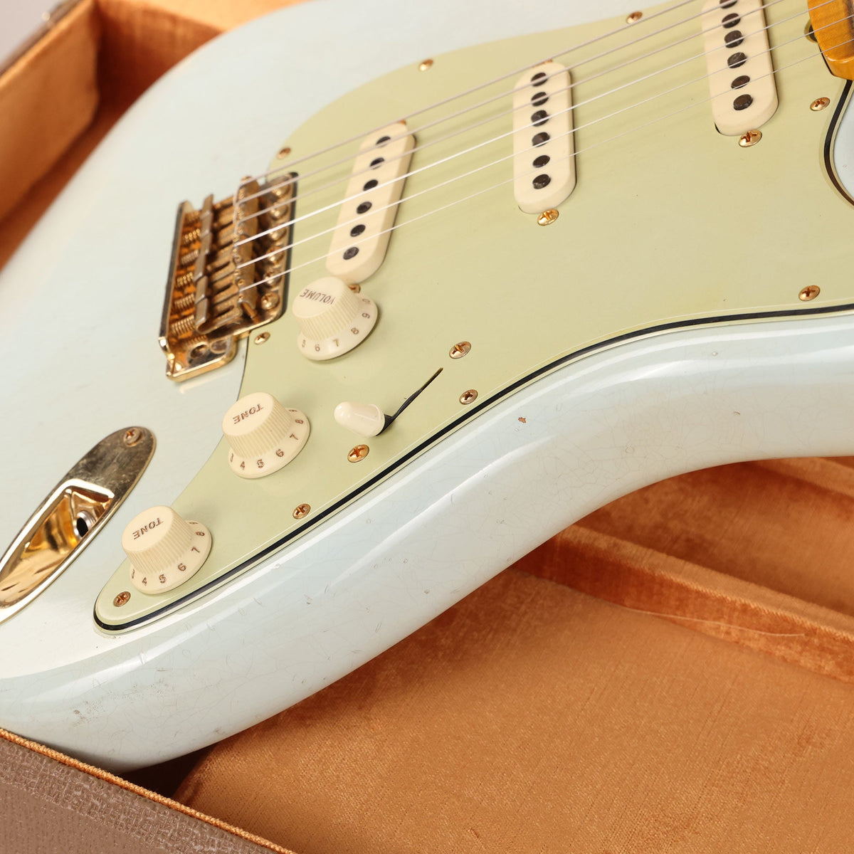 Fender Custom Shop 1962 Poblano Stratocaster Relic Aged Sonic Blue Masterbuilt David Brown — 10