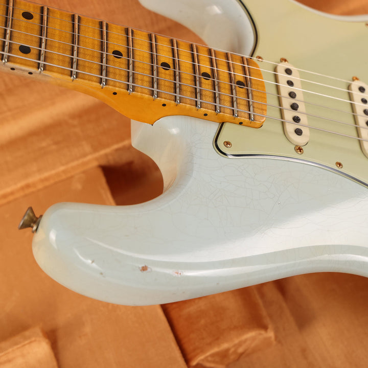 Fender Custom Shop 1962 Poblano Stratocaster Relic Aged Sonic Blue Masterbuilt David Brown