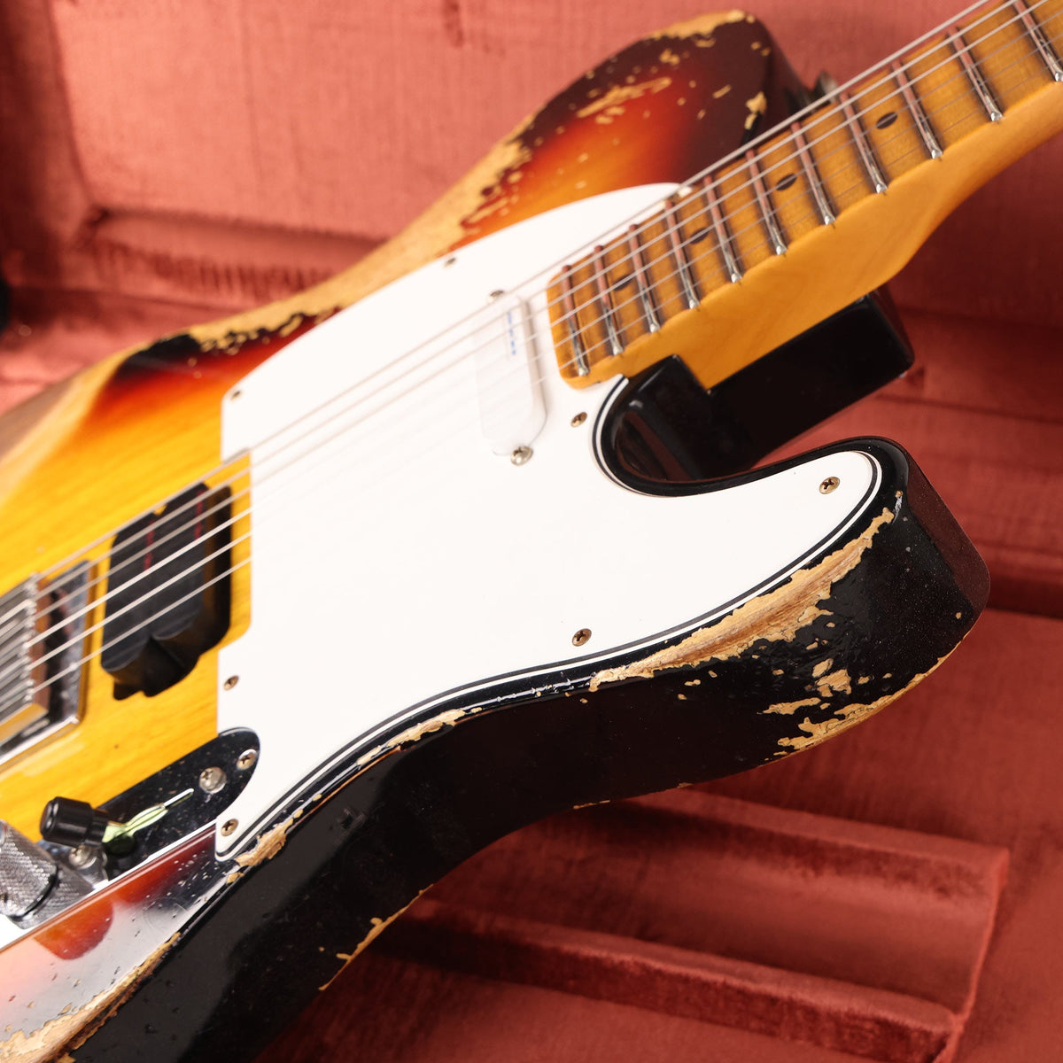 Fender Custom Shop Telecaster Plus Heavy Relic 3-Tone Sunburst — 8