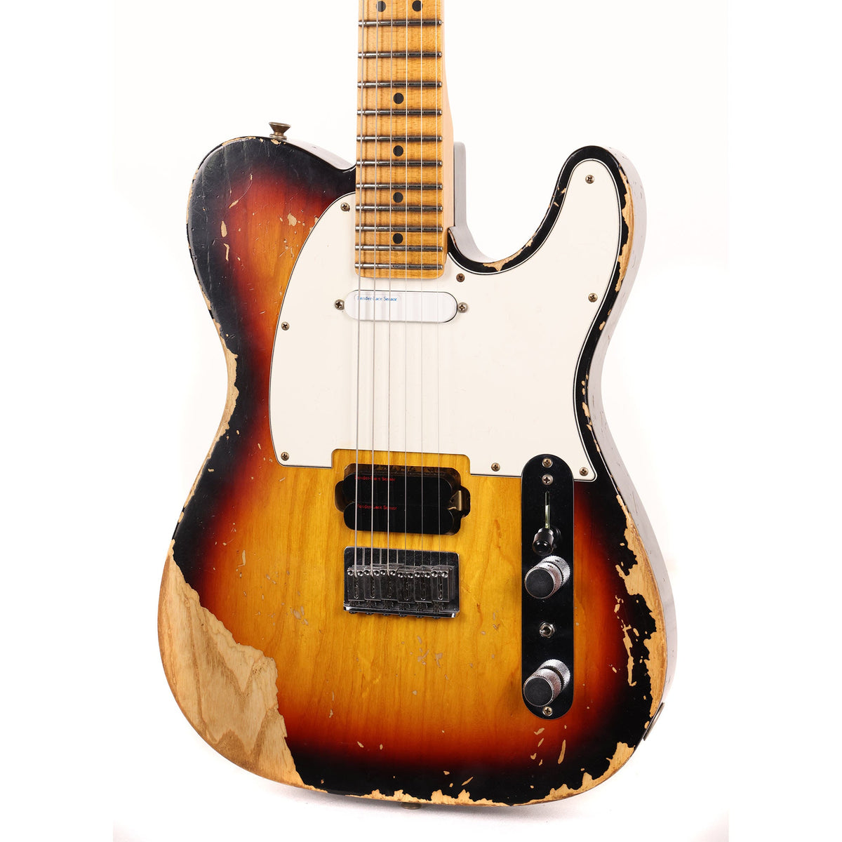 Fender Custom Shop Telecaster Plus Heavy Relic 3-Tone Sunburst — 5