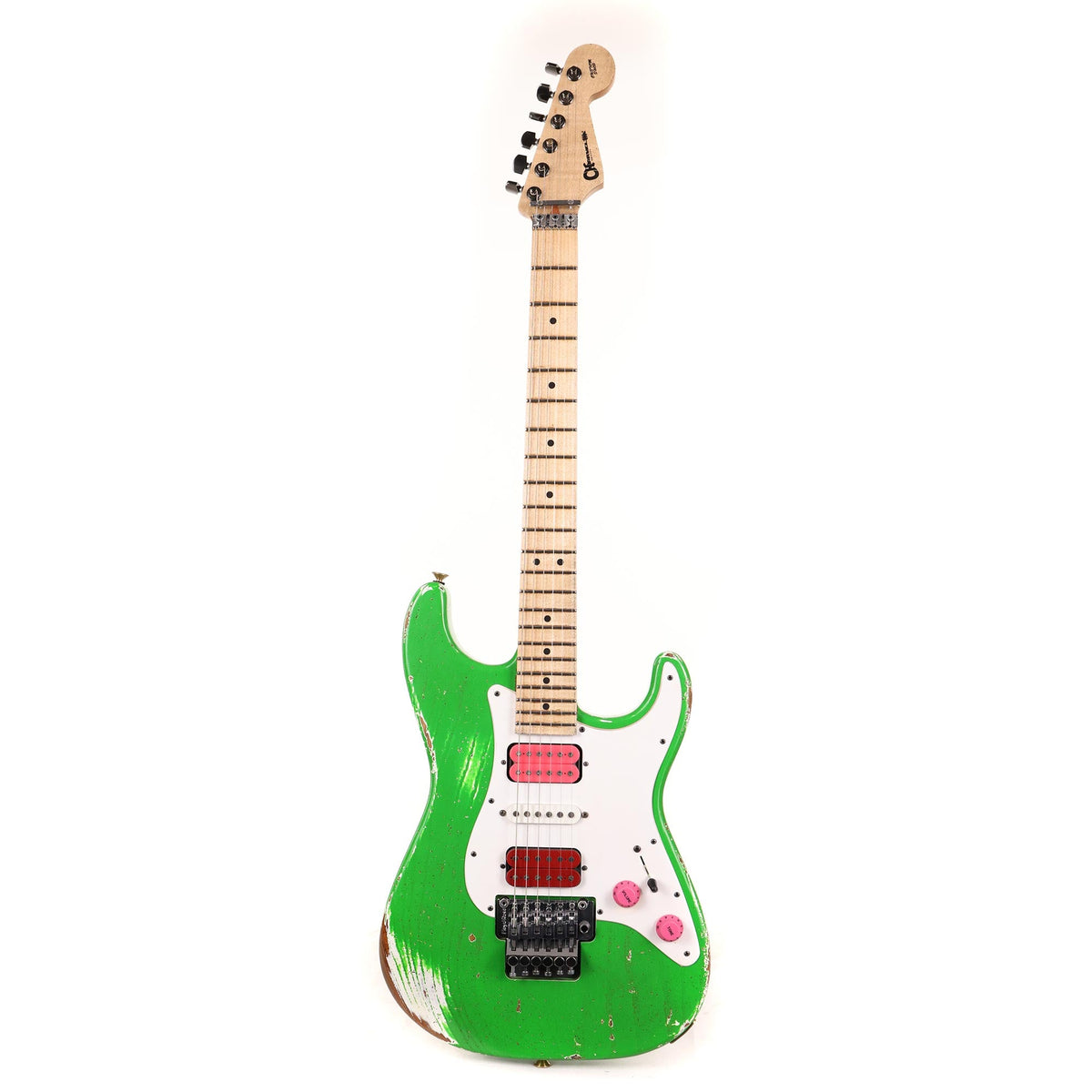 Charvel Custom Shop So Cal HSH Nitro Aged Slime Green Guitar Masterbuilt Big Rob — 2