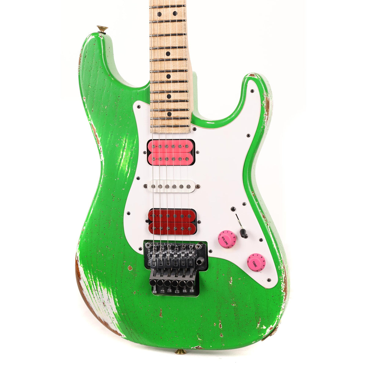 Charvel Custom Shop So Cal HSH Nitro Aged Slime Green Guitar Masterbuilt Big Rob — 6