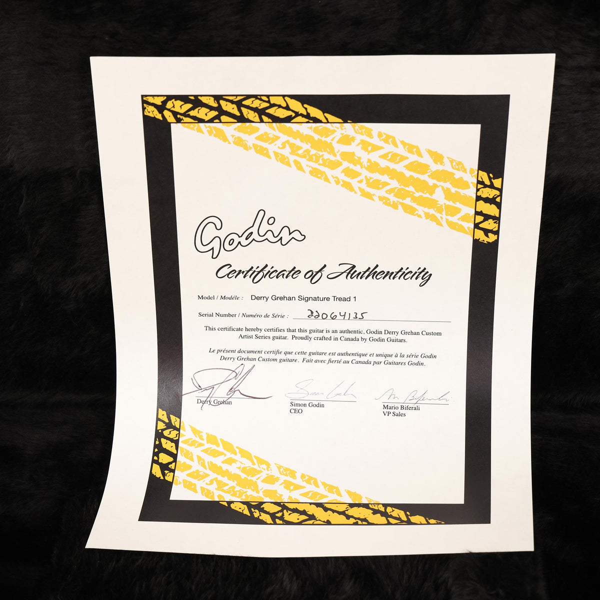 Godin Derry Grehan Signature Tread 1 Guitar — 8