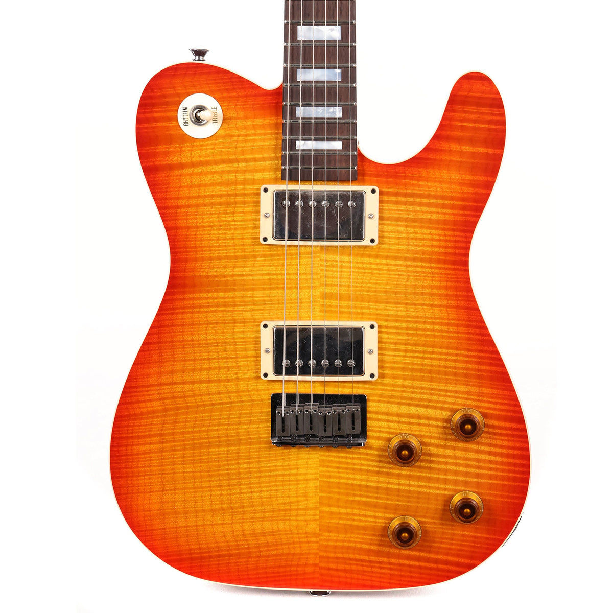 Charvel Custom Shop 1982 Style 2 Stephen Stern Tribute Relic Brazilian Rosewood Cherry Sunburst Used — 1