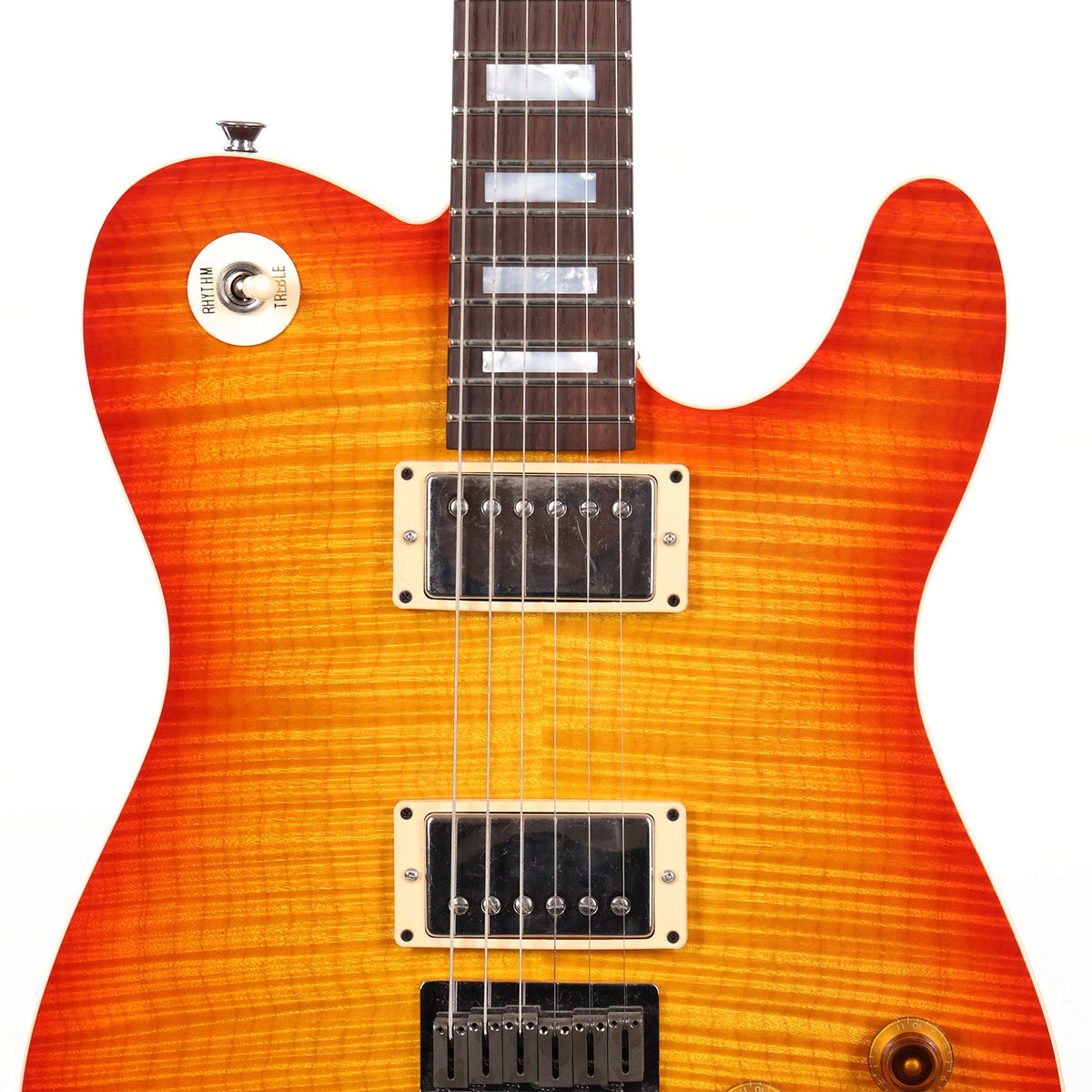 Charvel Custom Shop 1982 Style 2 Stephen Stern Tribute Relic Brazilian Rosewood Cherry Sunburst Used — 6