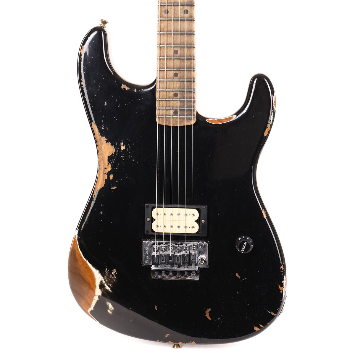 Fender Custom Shop ZF Stratocaster Heavy Relic Black over Graffiti Yellow 2023 — 1
