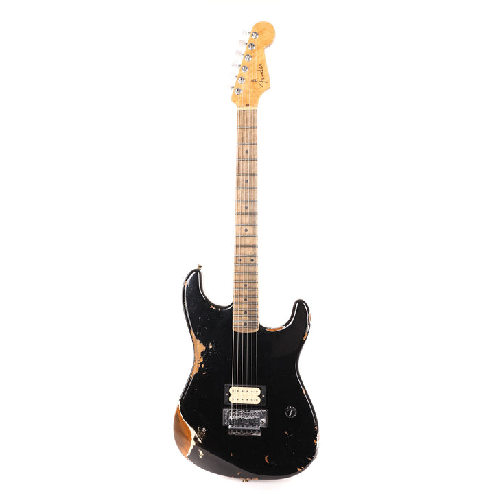 Fender Custom Shop ZF Stratocaster Heavy Relic Black over Graffiti Yellow 2023