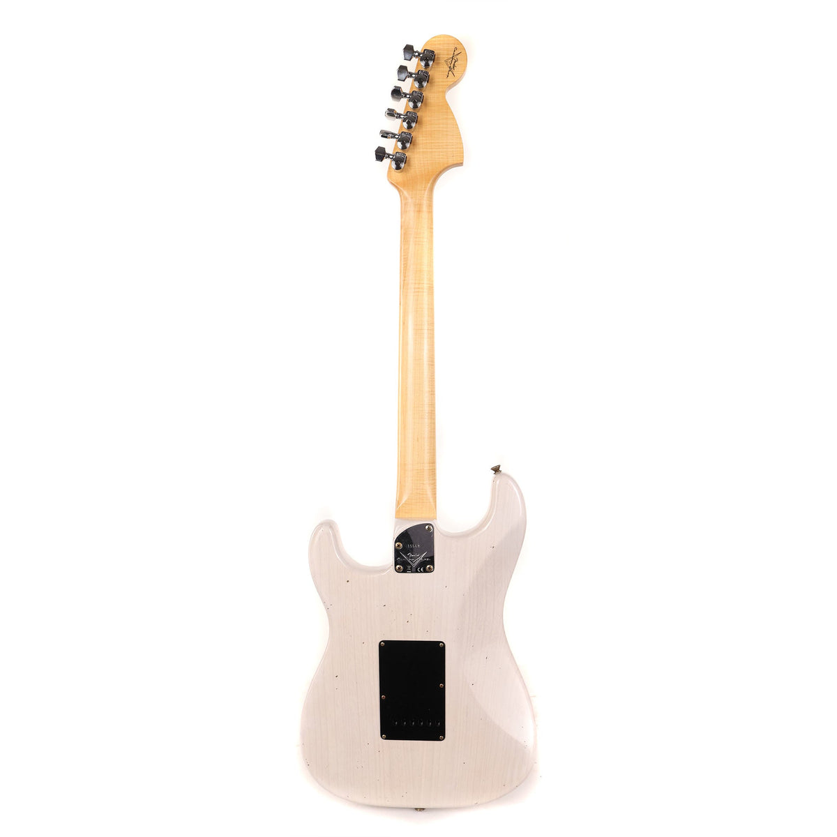 Fender Custom Shop Reverse Headstock Stratocaster Journeyman Relic Aged White Blonde — 3