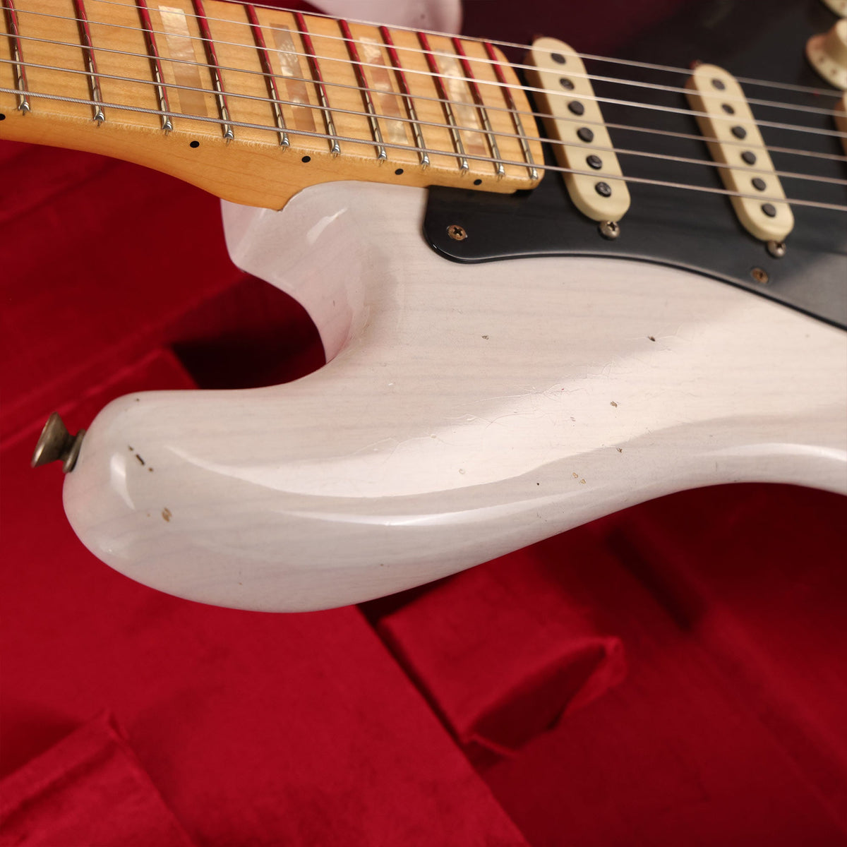 Fender Custom Shop Reverse Headstock Stratocaster Journeyman Relic Aged White Blonde — 7