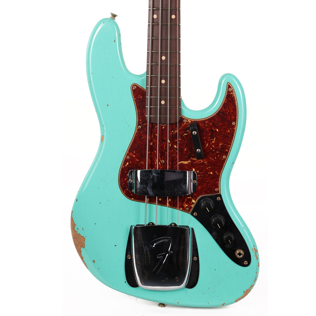 Fender Custom Shop 1964 Jazz Bass Journeyman Relic Seafoam Green — 1