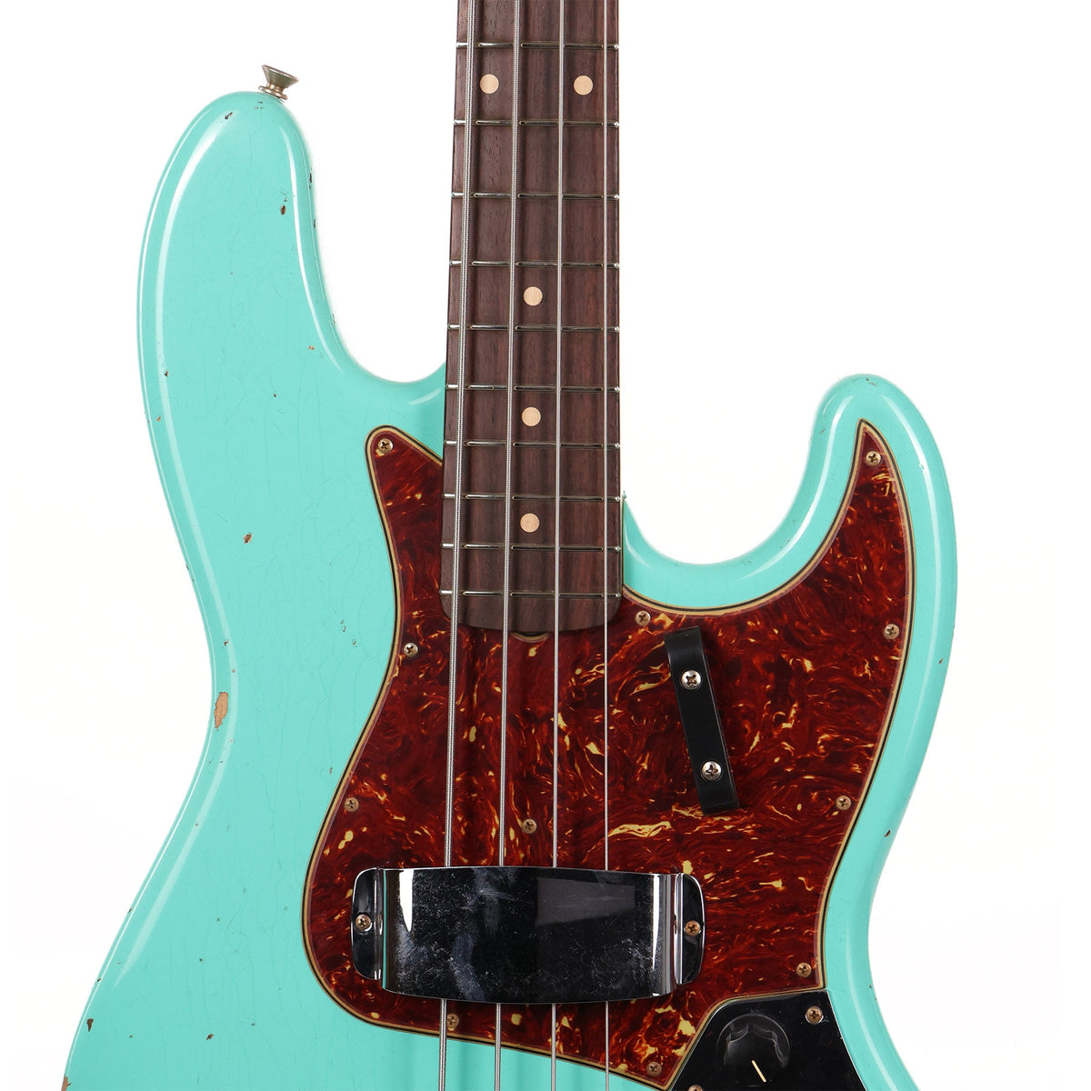 Fender Custom Shop 1964 Jazz Bass Journeyman Relic Seafoam Green — 6