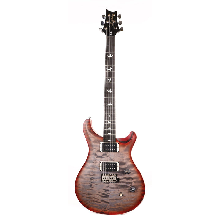 PRS Wood Library CE24 Satin Quilt Top Faded Grey Black Cherry Burst