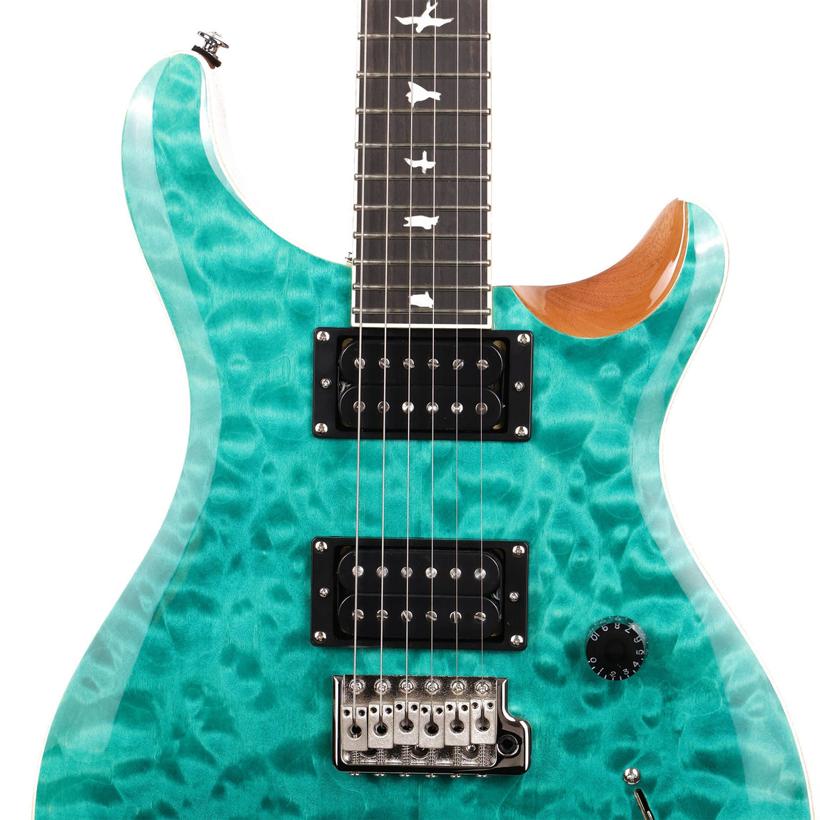 PRS SE Custom 24 Quilt Turquoise | The Music Zoo