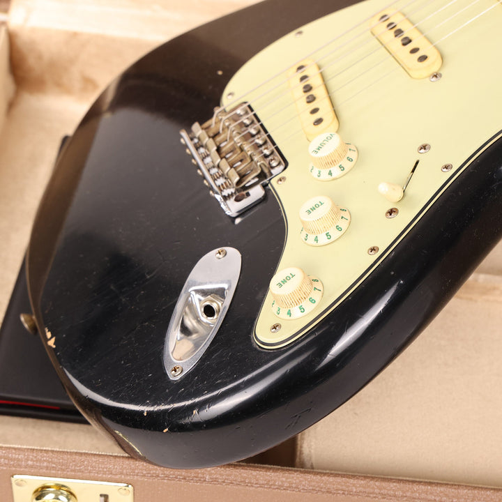 Fender Custom Shop 1962 Stratocaster Black Journeyman Relic Brazilian Rosewood Masterbuilt Andy Hicks