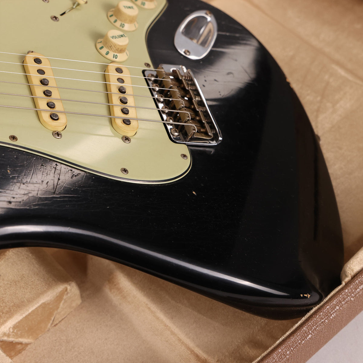 Fender Custom Shop 1962 Stratocaster Black Journeyman Relic Brazilian Rosewood Masterbuilt Andy Hicks — 8