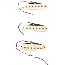 Fralin Woodstock Single-Coil Pickup Set Yellow Covers