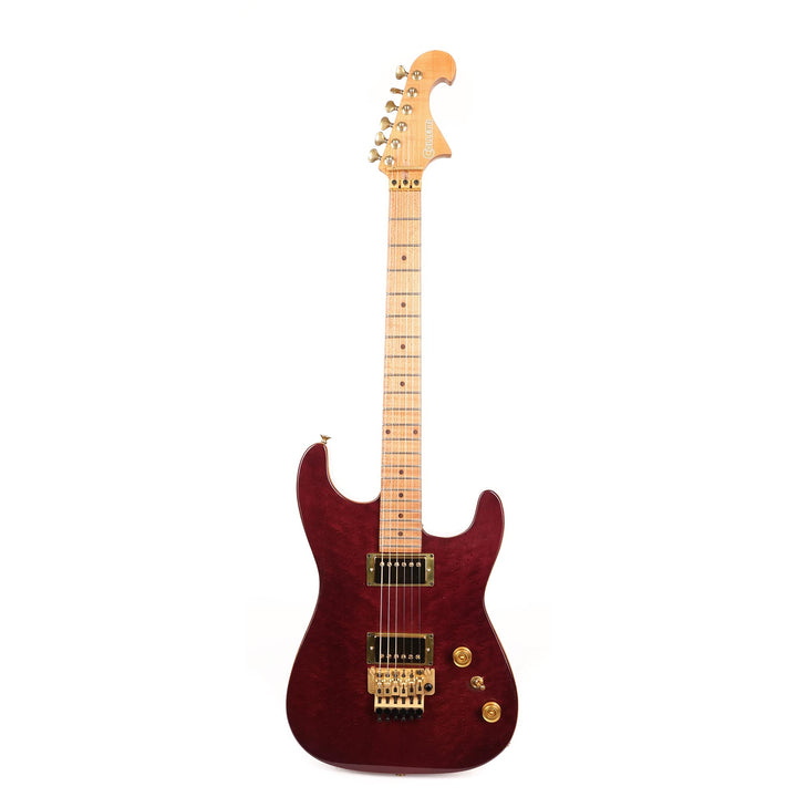 Colletti Guitars Speed of Sound Roasted Figured Maple Top Cabernet Red
