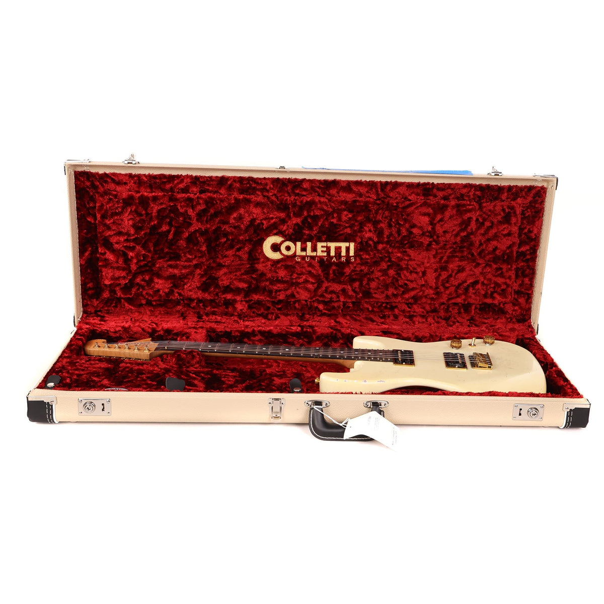 Colletti Guitars Speed of Sound Roasted Mahogany Aged Olympic White — 12