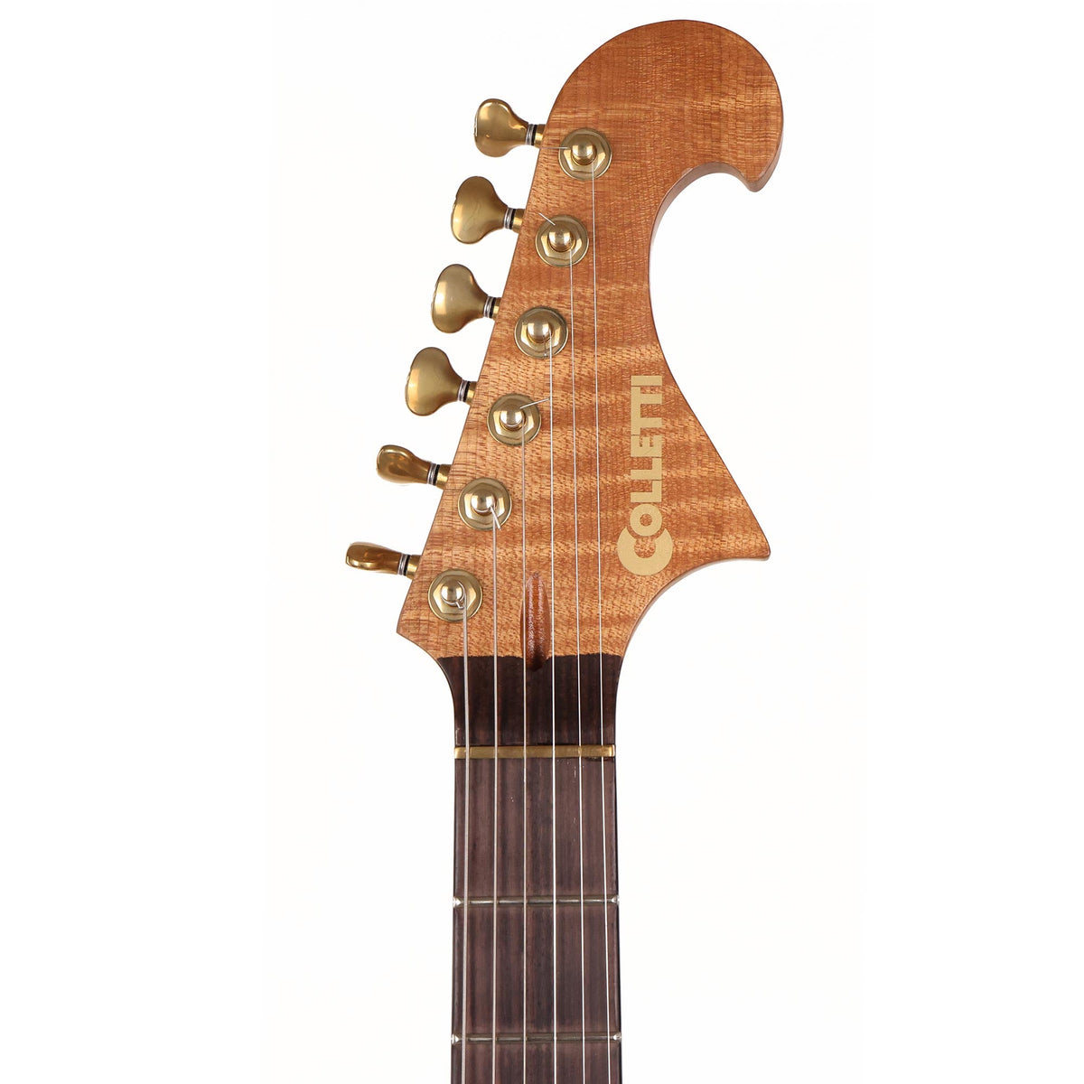 Colletti Guitars Speed of Sound Roasted Mahogany Aged Olympic White — 4