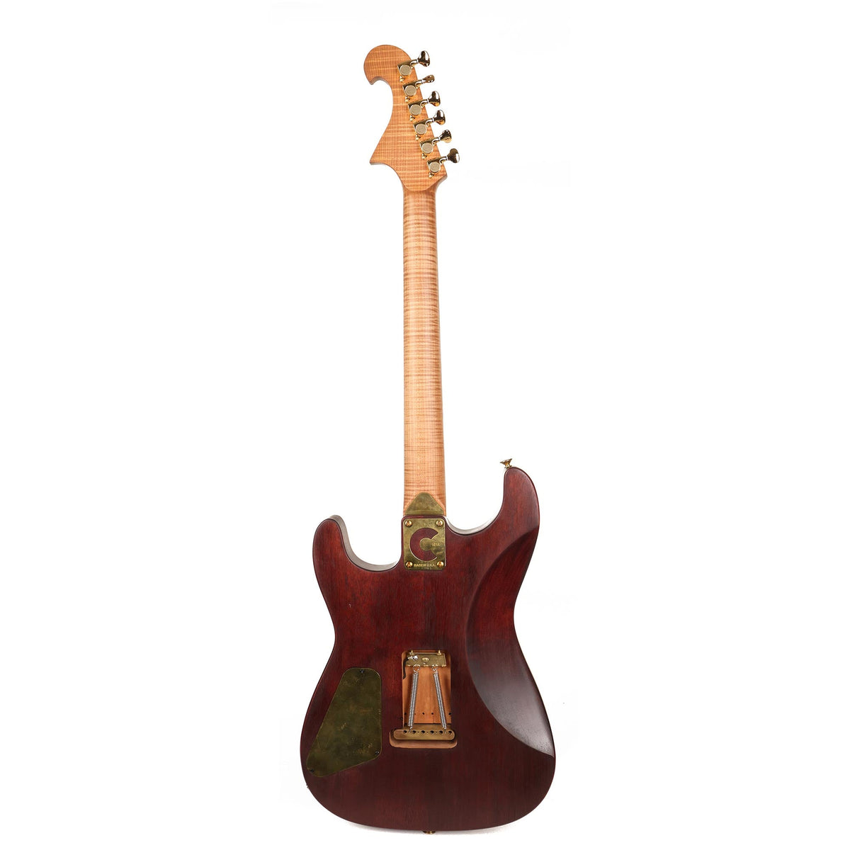 Colletti Guitars Speed of Sound Quilt Maple Top Brazilian Rosewood Fretboard Sunshine Oil Finish — 3