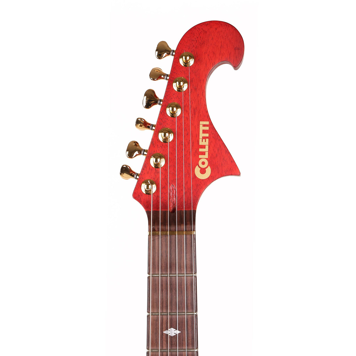 Colletti Guitars Speed of Sound Mahogany Cherry Red Stain — 4