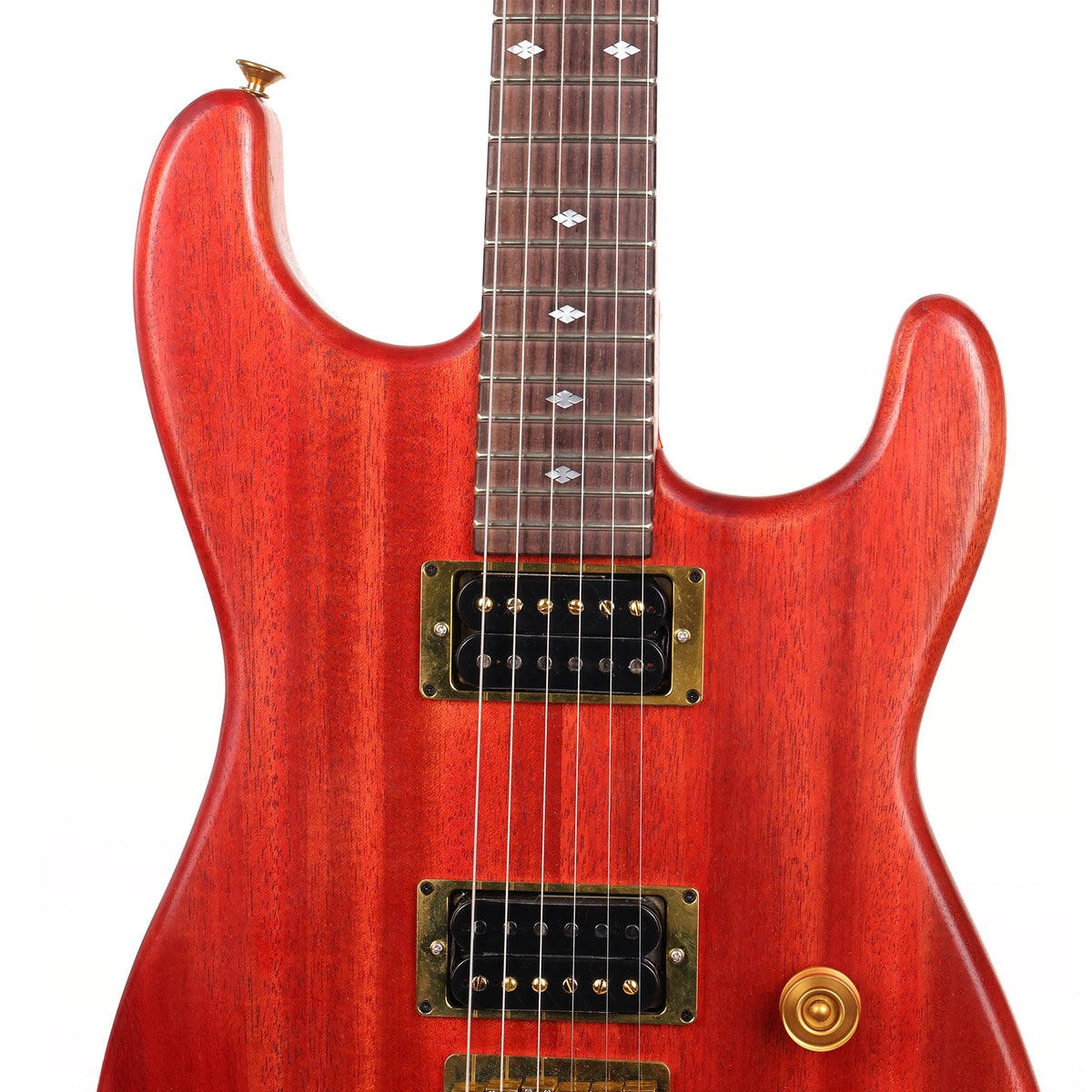 Colletti Guitars Speed of Sound Mahogany Cherry Red Stain — 6