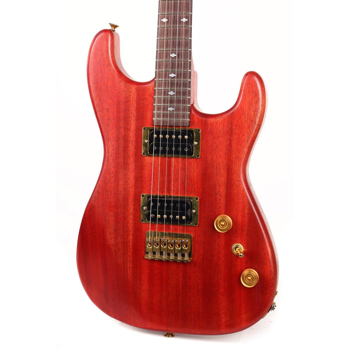 Colletti Guitars Speed of Sound Mahogany Cherry Red Stain — 7