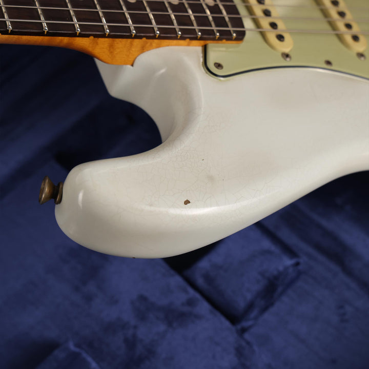 Fender Custom Shop 1962 Stratocaster Olympic White Journeyman Relic Brazilian Rosewood Masterbuilt Andy Hicks