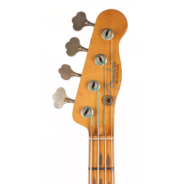 Fender Custom 1955 Precision Bass Relic Electric Bass Guitar Shell Pink