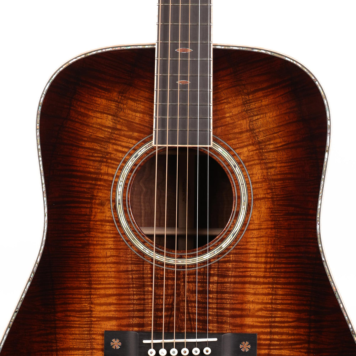 Martin Custom Shop Dreadnought Highly Figured Koa — 6
