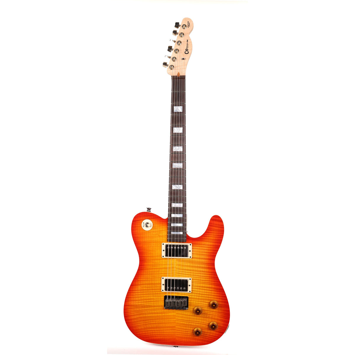 Charvel Custom Shop 1982 Style 2 Stephen Stern Tribute Brazilian Rosewood Cherry Sunburst Used — 2