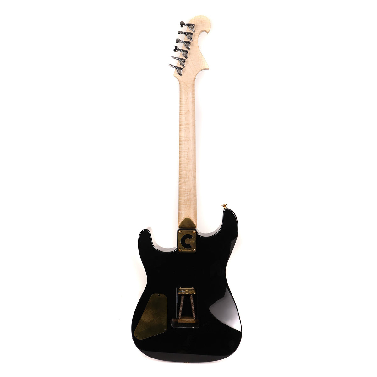 Colletti Guitars Speed of Sound HS Flame Maple Top Charcoal Burst — 3