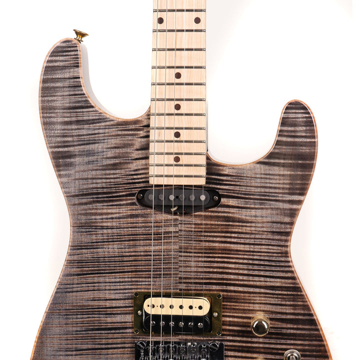 Colletti Guitars Speed of Sound HS Flame Maple Top Charcoal Burst