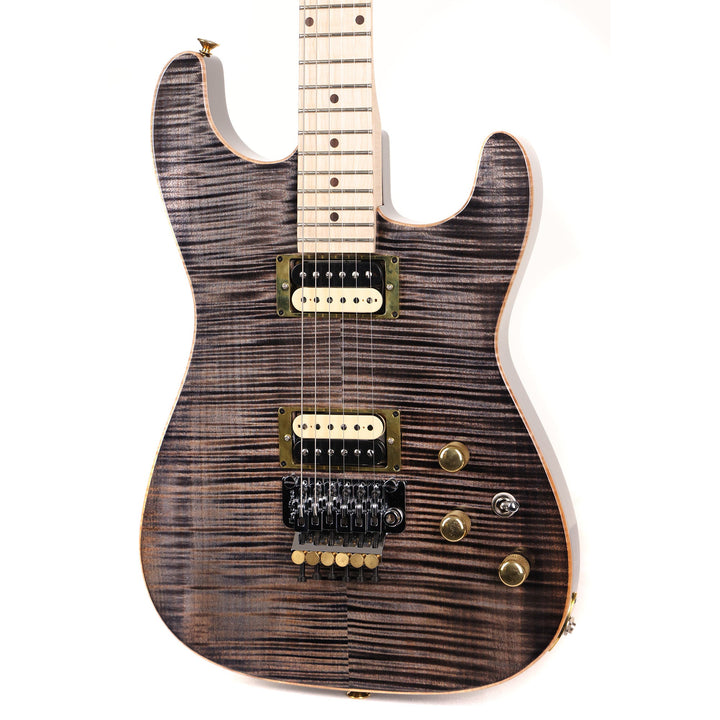 Colletti Guitars Speed of Sound Flame Maple Top Charcoal Burst