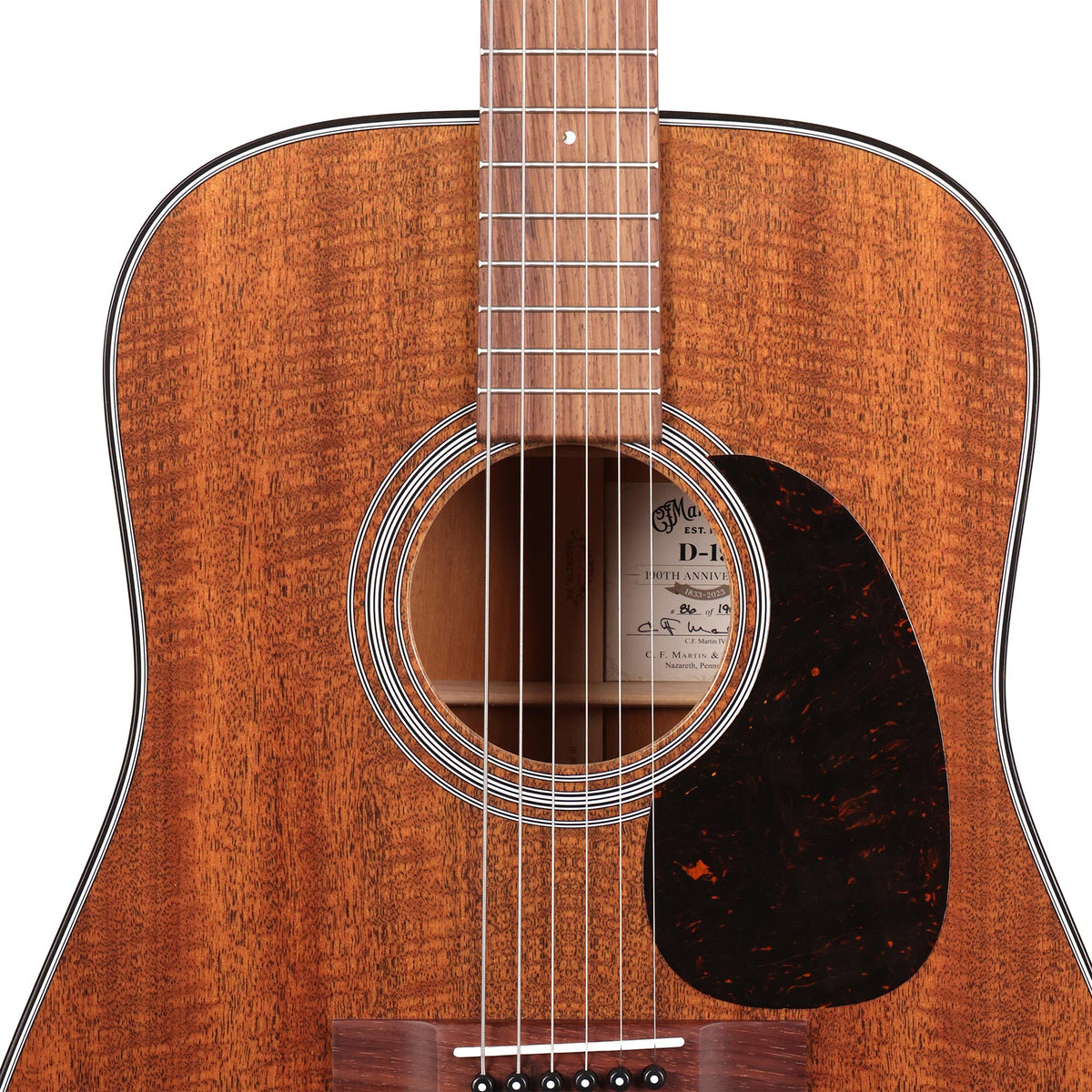 Martin D-19 190th Anniversary Acoustic Guitar Natural — 6