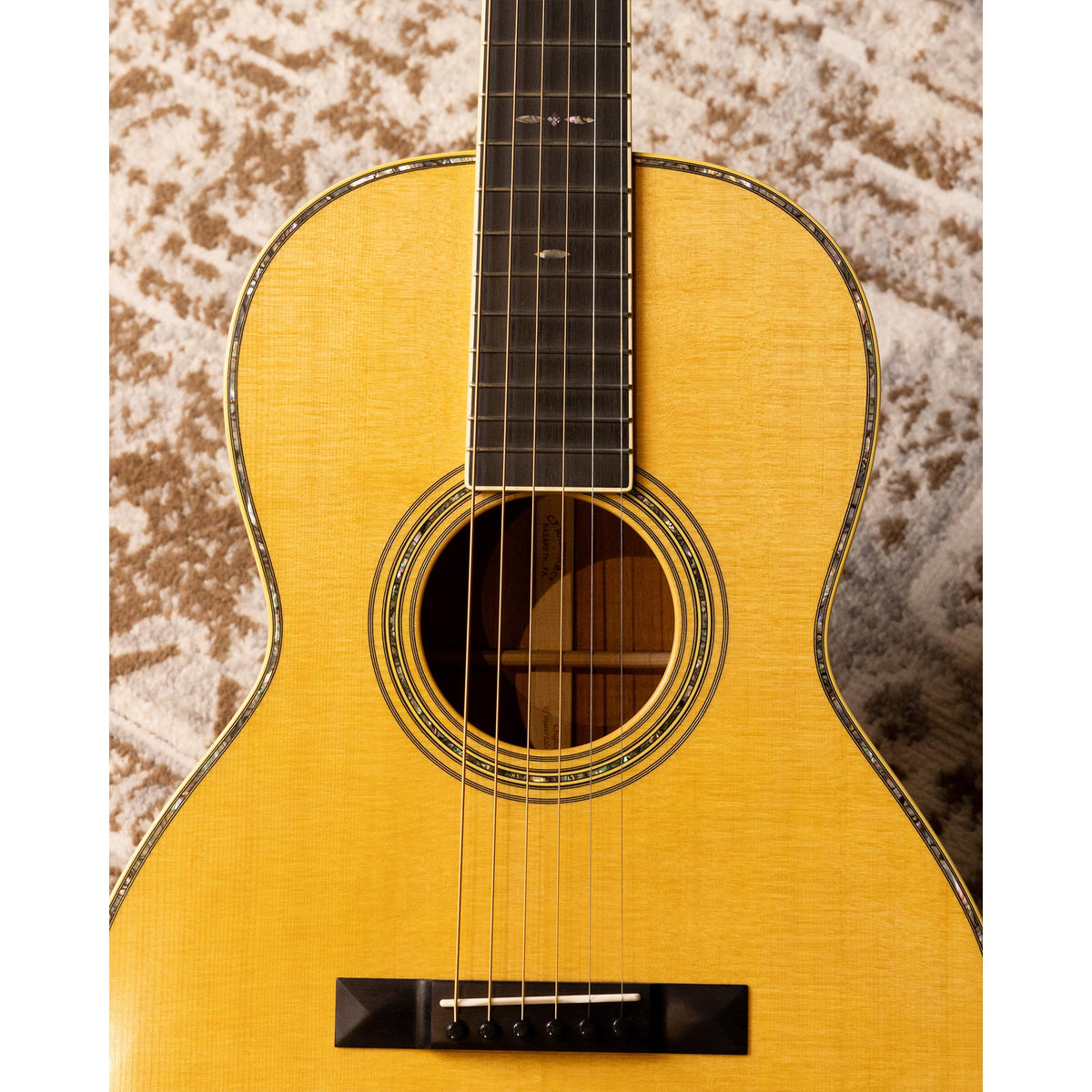 Martin Custom Shop 00 12-Fret Highly Flamed Koa Acoustic Natural — 11