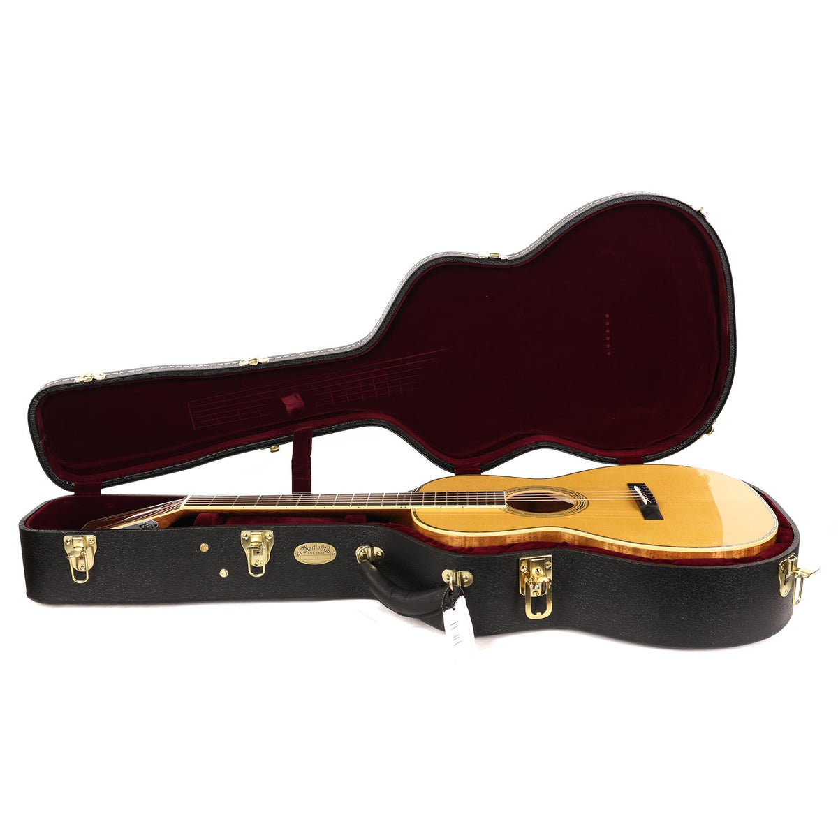 Martin Custom Shop 00 12-Fret Highly Flamed Koa Acoustic Natural — 9