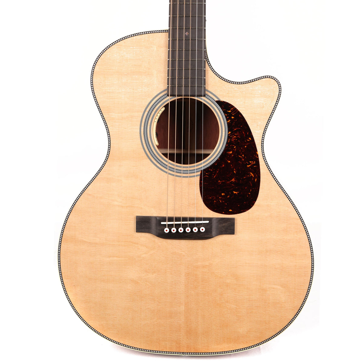 Martin Custom Shop Grand Performance Acoustic-Electric Bearclaw Spruce and Quilted Bubinga — 1